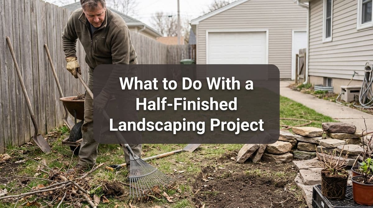 What to Do With a Half-Finished Landscaping Project image